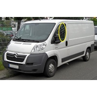 FIAT DUCATO 2/2007 to CURRENT - SWB/MWB/LWB/XLWB VAN - LEFT SIDE FRONT DOOR GLASS - NEW