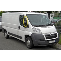 FIAT DUCATO - 2/2007 to CURRENT - SWB/MWB/LWB/XLWB VAN  - RIGHT SIDE FRONT QUARTER GLASS - 413MM X 660MM - NEW - LIMITED STOCK