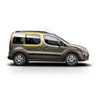 CITROEN BERLINGO L1 - 3/2009 TO 12/2018 - VAN - DRIVERS - RIGHT SIDE FRONT CARGO FIXED GLASS - 785 X 550 - LIGHT GREY - NEW