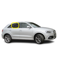 AUDI Q3 8U - 3/2012 to 12/2018 - 5DR SUV - DRIVERS - RIGHT SIDE REAR DOOR GLASS - NEW