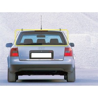 AUDI A6/ S6 C5 - 1/1998 to 1/2005 - 5DR WAGON - REAR WINDSCREEN GLASS - HEATED, WIPER HOLE - NO ENCAP - GREEN - NEW (LIMITED STOCK)