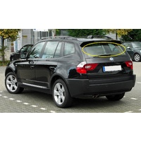 BMW X3 E83 - 6/2004 to 2/2011 - 5DR WAGON - REAR WINDSCREEN GLASS (WIPER HOLE) - HEATED - NEW