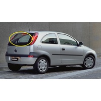 HOLDEN BARINA XC - 3/2001 to 11/2005 - 3DR/5DR HATCH - REAR WINDSCREEN GLASS - HEATED - 1 HOLE - NEW