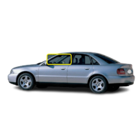 AUDI A4 B5 - 7/1995 to 7/2002 - 4DR SEDAN/5DR WAGON - PASSENGER - LEFT SIDE FRONT DOOR GLASS - NEW