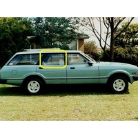 FORD CORTINA TE-TF - 1977 to 1980 - 5DR WAGON - RIGHT SIDE REAR DOOR GLASS (TOP 485mm LONG) - (Second-hand)