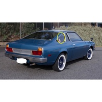 MAZDA 121 - RX5 CD23C - 3/1976 to 1980 - 2DR COUPE - DRIVERS - RIGHT SIDE REAR QUARTER GLASS - (Second-hand)