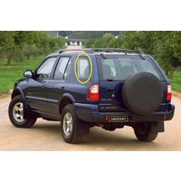 HOLDEN FRONTERA UES25 - 2/1999 to 12/2003 - 4DR WAGON - PASSENGERS - LEFT SIDE REAR CARGO GLASS - NEW (PLS CALL FOR STOCK) 