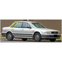 MITSUBISHI MAGNA TR/TS - 3/1991 to 4/1996 - 4DR SEDAN - DRIVERS - RIGHT SIDE OPERA GLASS (BLACK MOULD) - (Second-hand)