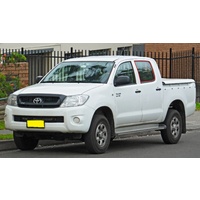 suitable for TOYOTA HILUX ZN210 - 3/2005 to 2015 - 4DR UTE - PASSENGER - LEFT SIDE REAR DOOR GLASS - PRIVACY TINT - NEW