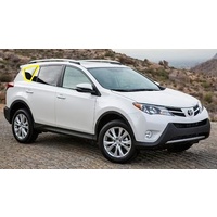 suitable for TOYOTA RAV4 - 40 SERIES - 2/2013 to 5/2019 - 5DR WAGON - DRIVERS - RIGHT SIDE REAR CARGO GLASS - PRIVACY TINT - ORIGINAL PART WITH ENCAPS