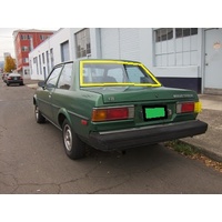 suitable for TOYOTA COROLLA KE30 - 1974 to 9/1981 - 2DR COUPE - REAR WINDSCREEN GLASS - 565 x 1255 - CLEAR  - (SECOND-HAND)