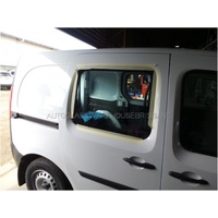RENAULT KANGOO X61 MWB - 10/2010 to CURRENT - VAN - RIGHT SIDE FRONT FIXED SLIDING DOOR GLASS - GREEN -700 x 550 - NEW