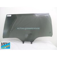 KIA CARNIVAL VQ - 1/2006 to 12/2014 - MINI VAN - LEFT SIDE REAR DOOR WINDUP WINDOW GLASS (WITH FITTINGS) - PRIVACY TINTED - (Second-hand)