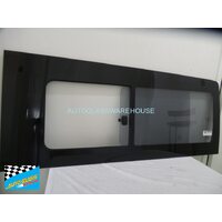 VOLKSWAGEN CRAFTER - 8/2017 to CURRENT - MWB VAN ONLY- LEFT SIDE REAR SLIDING WINDOW GLASS (1510 x 635 FRONT EDGE) - NEW