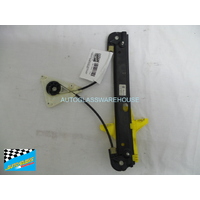 VOLKSWAGEN POLO MK5 - 5/2010 TO 11/2017 - 5DR HATCH - DRIVER - RIGHT SIDE REAR WINDOW REGULATOR - ELECTRIC (NO MOTOR) - (SECOND-HAND)