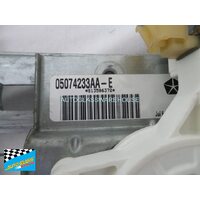 DODGE CALIBER PM - 8/2006 TO 12/2011 - 5DR HATCH - LEFT SIDE REAR WINDOW REGULATOR - (05074233AA-E) - (Second Hand)