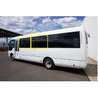 MITSUBISHI ROSA UE6/BE6 - 8/2000 to CURRENT - BUS - LEFT/RIGHT SIDE FIXED CARGO GLASS - APPROX 1540W X 775H - NO HOLES - PRIVACY GREY 
