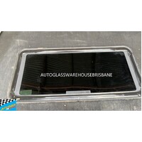 HOLDEN BARINA TK - 07/2008 to 12/2010 - 3DR HATCH - SUNROOF GLASS - 805MM x 400MM - (SECOND-HAND)