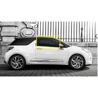 CITROEN DS3 - 4/2010 TO CURRENT - 3DR HATCH - DRIVERS - RIGHT SIDE FRONT DOOR GLASS - GREEN - NEW
