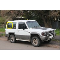 HOLDEN JACKAROO UBS16 - 8/1981 TO 4/1992 - 2DR WAGON - DRIVERS - RIGHT SIDE SLIDER GLASS (REAR PIECE) - (SECOND-HAND)