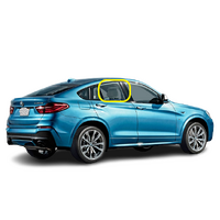 BMW X4 F26 - 7/2014 to 8/2018 - 5DR SUV - PASSENGER - RIGHT SIDE REAR DOOR GLASS - SOLAR - GREEN - NEW (CALL FOR STOCK)