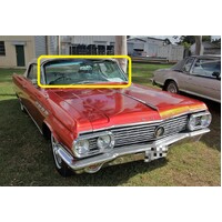 BUICK LESABRE - INVICTA 1/1963 to 1/1964 - 2DR HARDTOP & CONVERTIBLE - FRONT WINDSCREEN GLASS - RUBBER IN