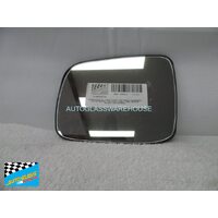 NISSAN X-TRAIL T31 - 10/2007 TO 2/2014 - 5DR WAGON - PASSENGERS - LEFT SIDE MIRROR - FLAT GLASS - 170MM X 135MM - WITH 8581 BACKING - (SECOND-HAND)