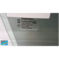 SSANGYONG REXTON MK4 Y400 - 10/2018 TO CURRENT - 5DR SUV - RIGHT SIDE FRONT DOOR GLASS - GREEN - NEW