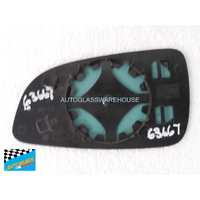 HOLDEN ASTRA AH - 9/2004 to 8/2009 - HATCH/WAGON - DRIVERS - RIGHT SIDE MIRROR - WITH BACKING PLATE - (SECOND-HAND)