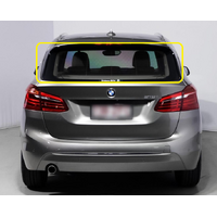 BMW 2 SERIES F45 - 11/2014 to CURRENT - 5DR WAGON - REAR WINDSCREEN GLASS - ANTENNA - GREEN - SOLAR - NEW