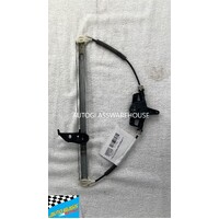 MAZDA 2 DJ - 8/2014 TO CURRENT - 5DR HATCH - DRIVERS - RIGHT SIDE REAR WINDOW REGULATOR (NO MOTOR) - (SECOND-HAND)
