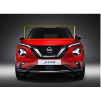 NISSAN JUKE F16 - 1/2020 to CURRENT - 5DR SUV - FRONT WINDSCREEN GLASS - RAIN SENSOR,ACOUSTIC,ADAS 1 CAM,RETAINER - GREEN - NEW