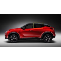 NISSAN JUKE F16 - 1/2020 TO CURRENT - 5DR SUV - PASSENGERS - LEFT SIDE REAR DOOR GLASS - SOLAR TINT (WITH FITTINGS) - GREEN - NEW