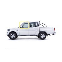 MAHINDRA PIK-UP S6 - 1/2018 to CURRENT - 4DR DUAL CAB - LEFT SIDE FRONT DOOR GLASS - (SECOND-HAND)