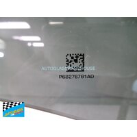 DODGE RAM 1500/2500/3500 SWB EXPRESS 5TH GEN - 6/2019 TO CURRENT - 4DR UTE - PASSENGER - LEFT SIDE REAR DOOR GLASS - PRIVACY TINT - (563wide) - (SECON