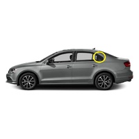 VOLKSWAGEN JETTA - 8/2011 TO 12/2017 - 4DR SEDAN - PASSENGERS - LEFT SIDE REAR QUARTER GLASS - PRIVACY TINTED