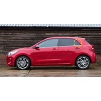 KIA RIO YB - 12/2016 to CURRENT - 5DR HATCH - LEFT SIDE REAR QUARTER GLASS - PRIVACY TINT - (SECOND-HAND)