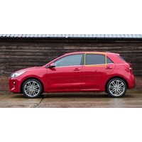 KIA RIO YB - 12/2016 to CURRENT - 5DR HATCH - LEFT SIDE REAR DOOR GLASS - PRIVACY TINT - (SECOND-HAND)