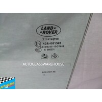 LAND ROVER RANGE ROVER SPORT L320 - 1/2005 to 5/2013 - 5DR WAGON - LEFT SIDE FRONT DOOR GLASS - (LAMINATED) - (SECOND-HAND)