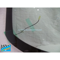 PORSCHE BOXSTER 986 - 1/1997 to 2/2005 - 2DR CONVERTIBLE - FRONT WINDSCREEN GLASS - ANTENNA, ENCAPSULATED - GREEN - VERY LIMITED - NEW