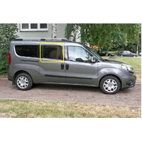 FIAT DOBLO - 2/2015 to CURRENT - SWB/LWB VAN - DRIVERS - RIGHT SIDE FRONT FIXED WINDOW GLASS - (773 x 505) - GREY - NEW