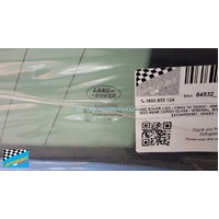 RANGE ROVER L322 - 3/2002 TO 12/2012 - 5DR SUV - PASSENGER - LEFT SIDE REAR CARGO GLASS - W/AERIAL, W/ENCAP, GENUINE - VIN-XXX5A0000001 - GREEN - NEW