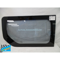 RENAULT TRAFFIC X82 -1/2015 to CURRENT - SWB VAN - DRIVERS - RIGHT SIDE REAR FIXED CARGO GLASS - BONDED - GREY - 920w X 565h - NEW