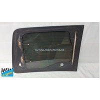 PEUGEOT EXPERT K0 - 4/2019 TO CURRENT - VAN - DRIVER - RIGHT SIDE REAR BARN DOOR GLASS - SOLAR TINT, 1 HOLE, HEATED - NEW - LOW STOCK