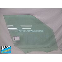 RANGE ROVER L405 1/2013 TO 6/2022 - 4DR WAGON - DRIVER - RIGHT SIDE FRONT DOOR GLASS - GREEN - 2 HOLES - NEW