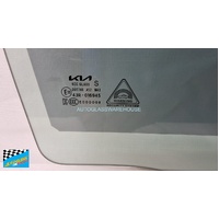 KIA CARNIVAL KA - 11/2020 TO CURRENT - MPV - DRIVERS - RIGHT SIDE FRONT DOOR GLASS - WITH FITTING - GREEN - NEW