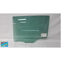 SKODA SUPERB 3T - 6/2008 TO 12/2015 - 4DR SEDAN - PASSENGERS - LEFT SIDE REAR DOOR GLASS - DARK GREEN - NEW
