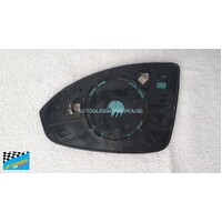 HOLDEN CRUZE JG/JH - 5/2009 to 4/2012 - 4DR SEDAN - RIGHT SIDE MIRROR - FLAT GLASS - WITH BACKING PLATE J300NB G/HOLDER RH R1400 - (SECOND-HAND)
