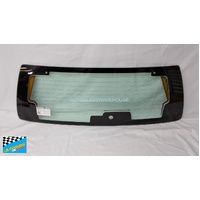 FORD ESCAPE ZD - 4/2008 to 12/2012 - 4DR WAGON - REAR WINDSCREEN GLASS - HEATED - GREEN - 3 HOLES -  1275 x 470 - NEW
