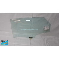 HYUNDAI i30 CN7.V1 - 8/2020 TO CURRENT - 4DR SEDAN - PASSENGERS - LEFT SIDE REAR DOOR GLASS - WITH FITTING - NEW